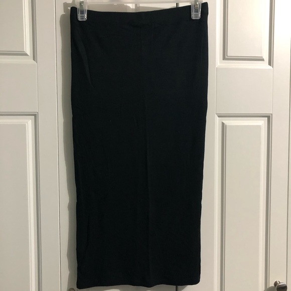 SOLD Garage Long Black Skirt - Picture 1 of 3